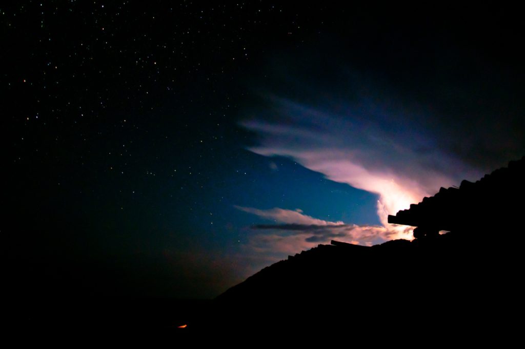 Thonga storm - photograph by Carol Moller
