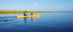 Glide through Lake Sibaya in the still of dawn