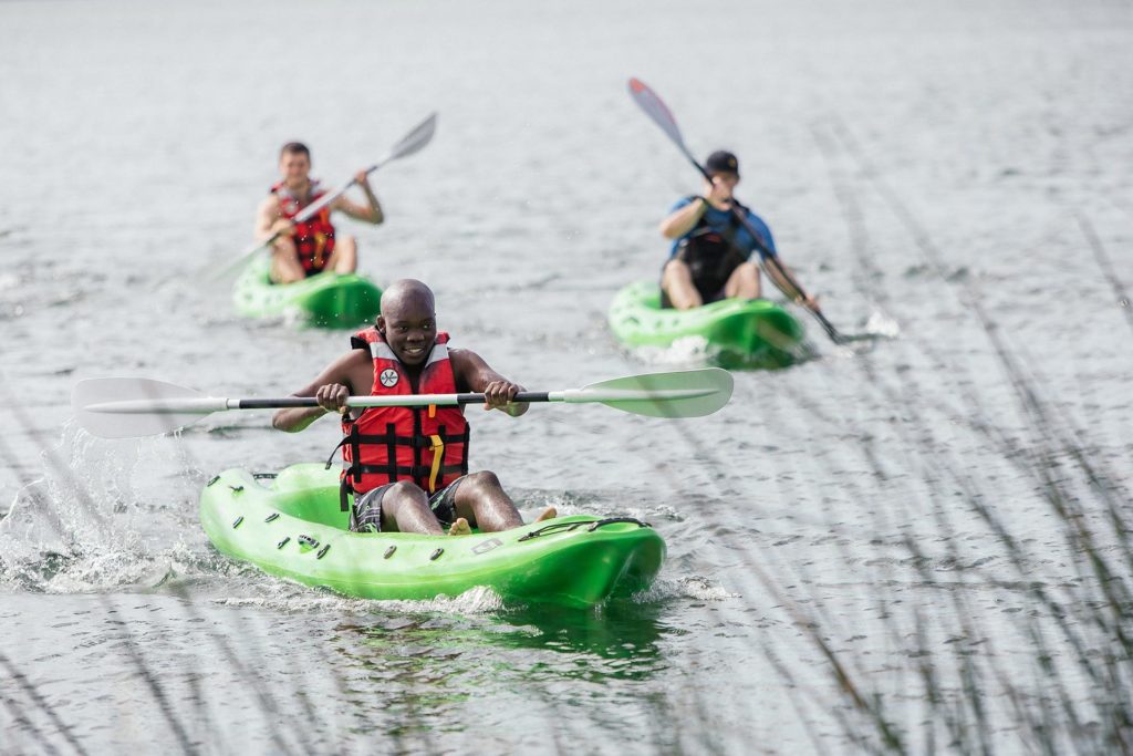 Kayaking at Thonga Beach Lodge