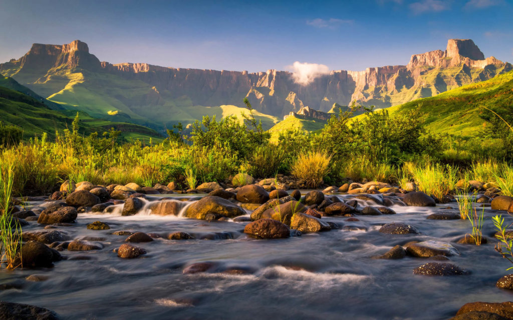 The Amphitheatre in the Northern Drakensberg in KwaZulu-Natal